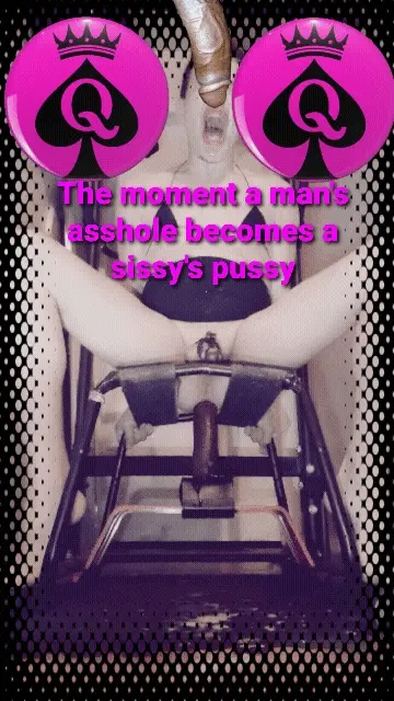 Asshole becomes sissy pussy