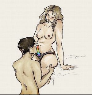 My wife provides everything I need so she’ll never get blue balls while I’m around.