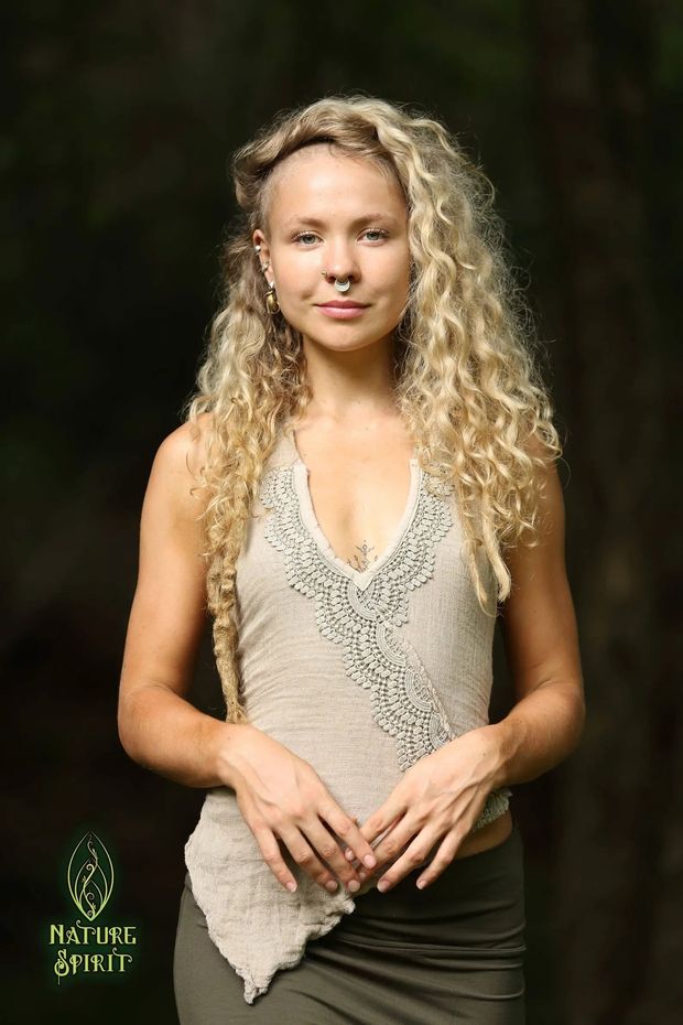 Sexy Blonde Hippie