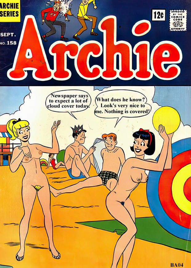 Betty & Veronica Try Out Nudism