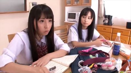 uehara ai JK blowjob & groupsex