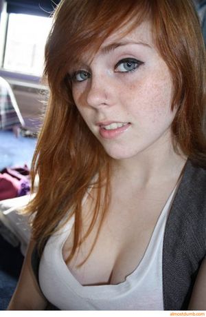 cute freckled teen