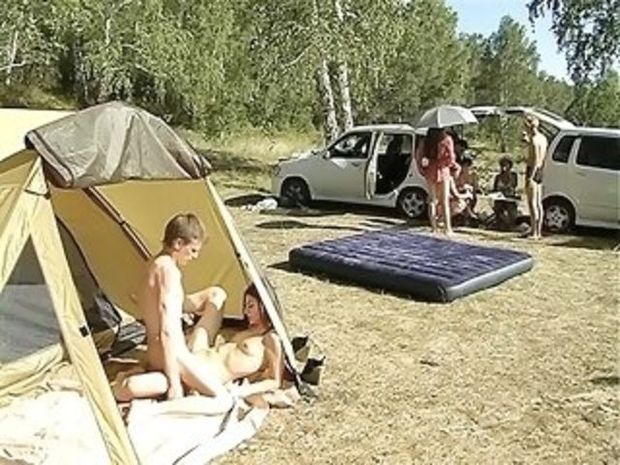 couple fucking in tent