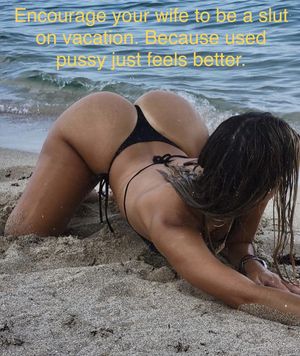 I like it stretched out and sloppy.