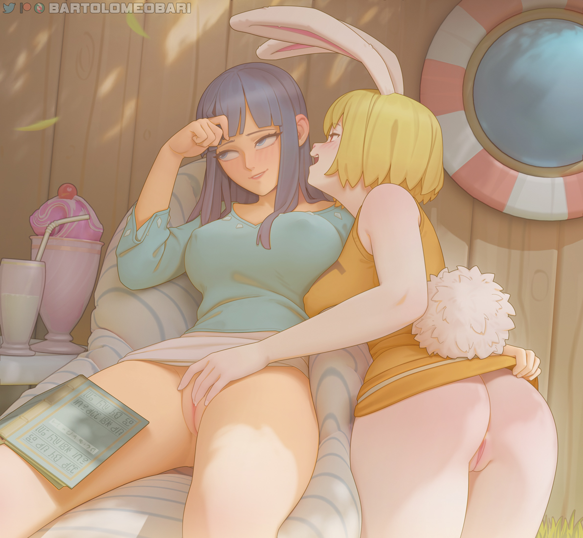 Carrot and Robin by bartolomeobari