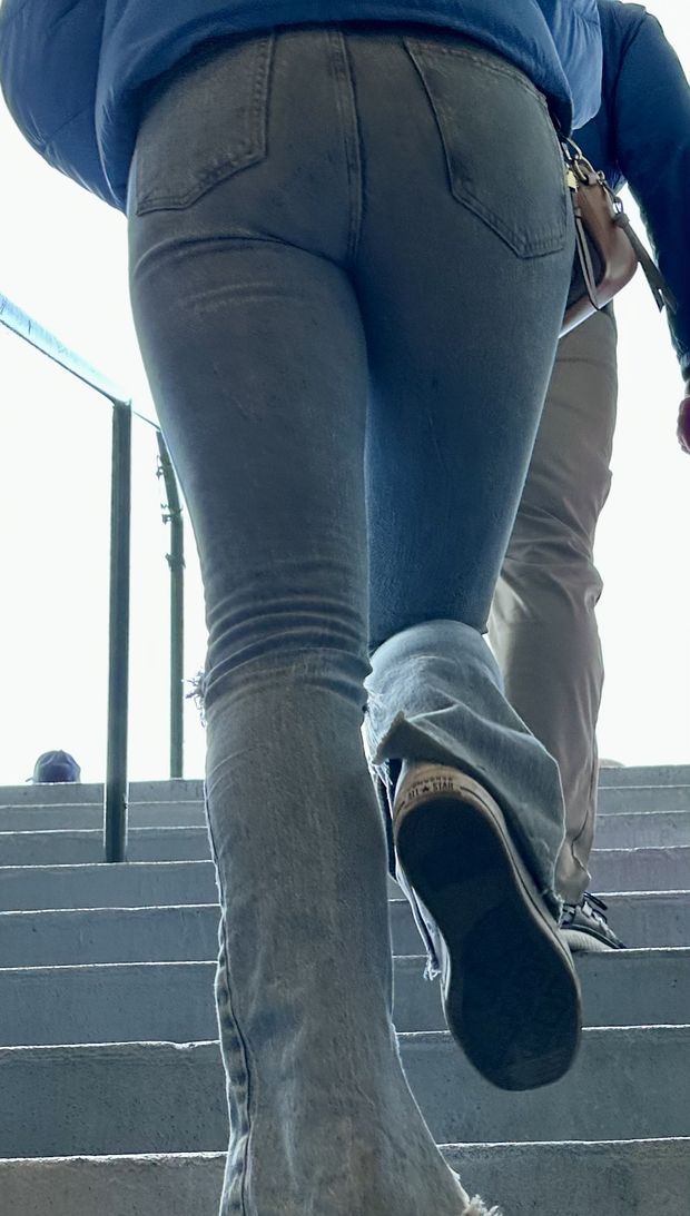 Fine asses out and about