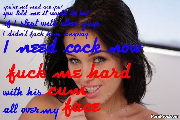 Begging for forgiveness, and cock