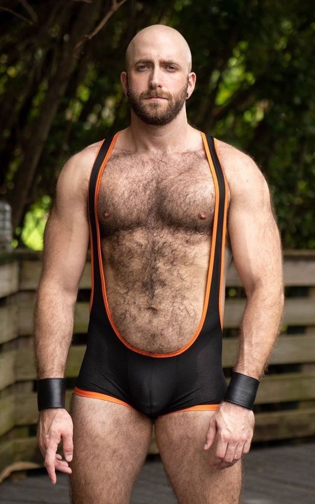 submission wrestling hairy