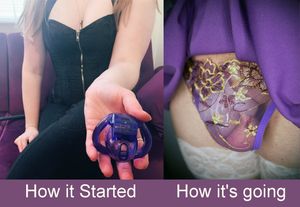 from chastity caging to sissy feminization