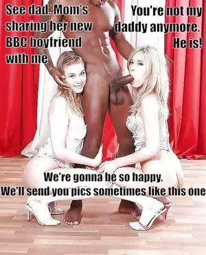 He moved in and you had to move out. You jerk off to the pics they send you.