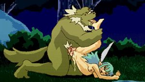 hadita recibiendo una gruesa vergota de lobo