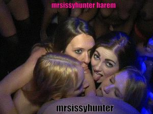 sissytuga and the rest of mrsissyhunter harem, waiting their turn to be fed