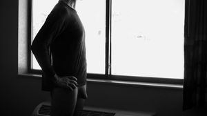 Sheer shirt & string bikini