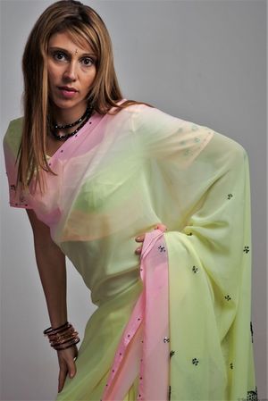 Chloe looking sexy in her Indian attire!