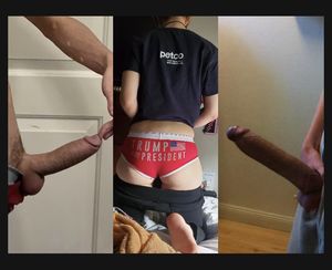 Your gf went next door to “debate” those two douches , all you heard were moans minutes later . “Hey babe , I’m voting red “