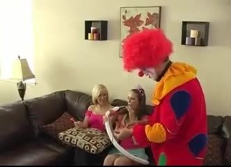 Clown fuck anal Birthday Babe
