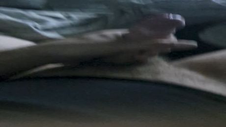 Stroking my hard cock. What would you do with it?