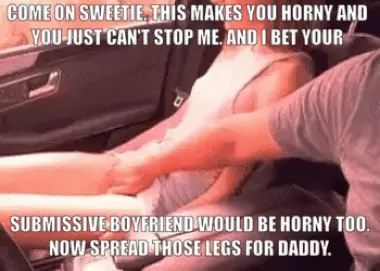 The man made her talk about her sex life. Knowing it would have turned her on...