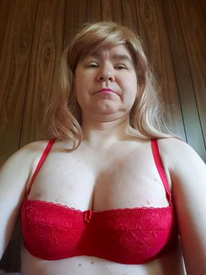 Sissytits and red bra