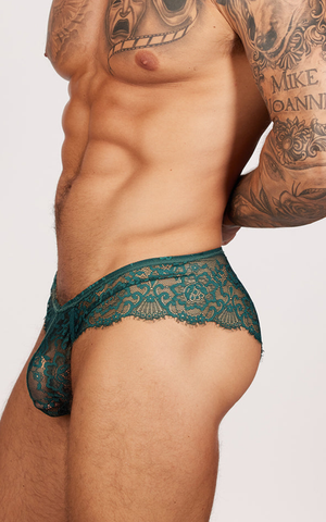 Green cheeky manties