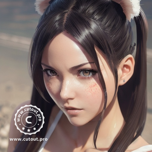 ai art brunette