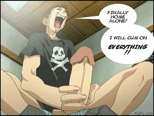 One of the things you should you do when you're home alone...Masturbate!!!