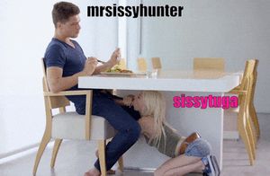 sissytuga having lunch together with mrsissyhunter