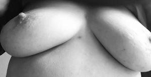 Wife flashes her tits again