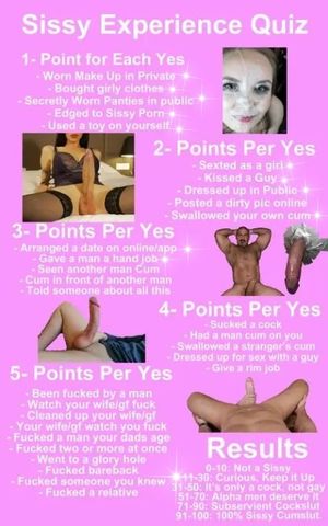 Sissy experience quiz