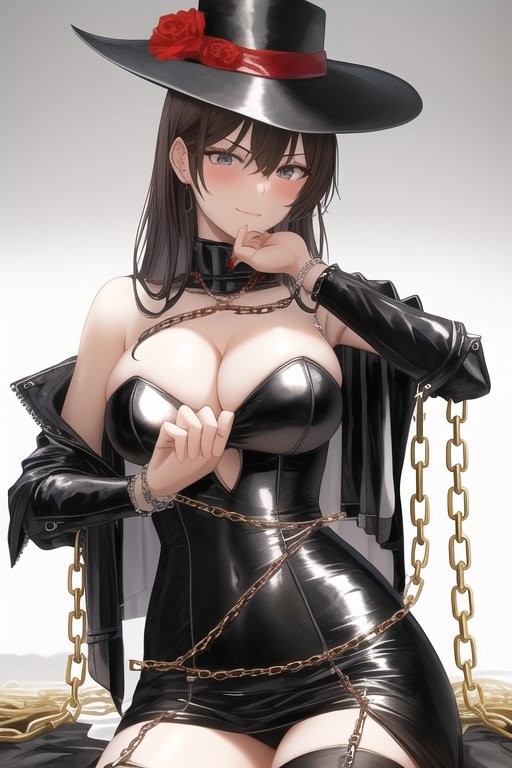 Witch on a leash