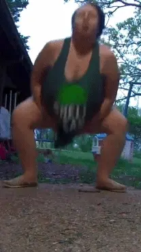 Meaty ready to pee
