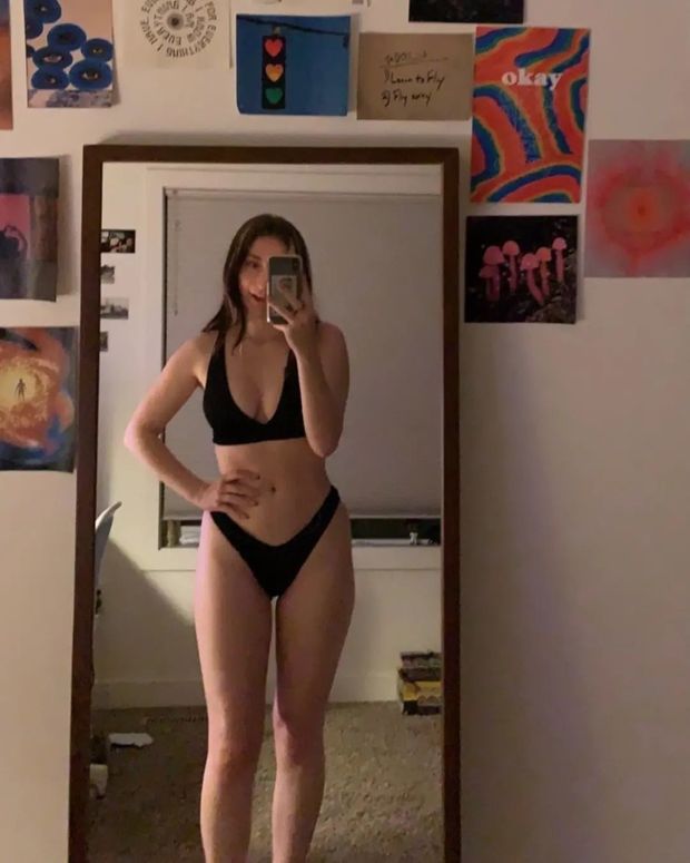 Snowbunny Abbey bathing suit