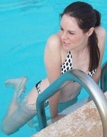 in the pool