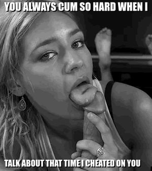 After denying you for a while, this is the way she lets you cum, humiliating you in the process