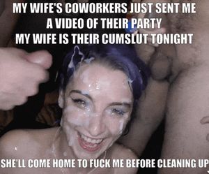 She'll come home to fuck me before cleaning up