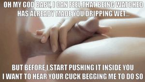 Her begging is still not enough for him