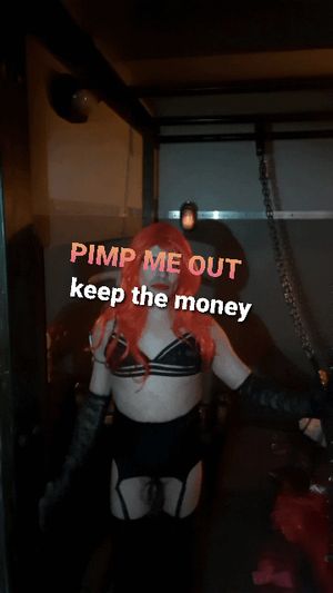 Cuckold husband in chastity ready to make money for wife