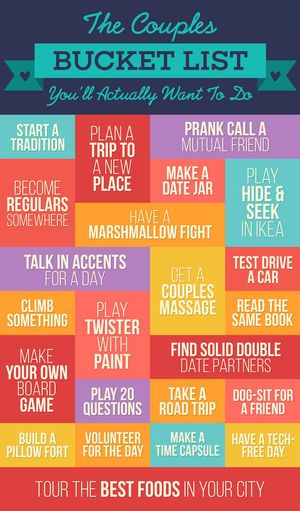 couples bucket list