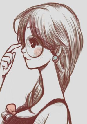 Cute Nerdy Teen Drawing - Google Search Am I Like This