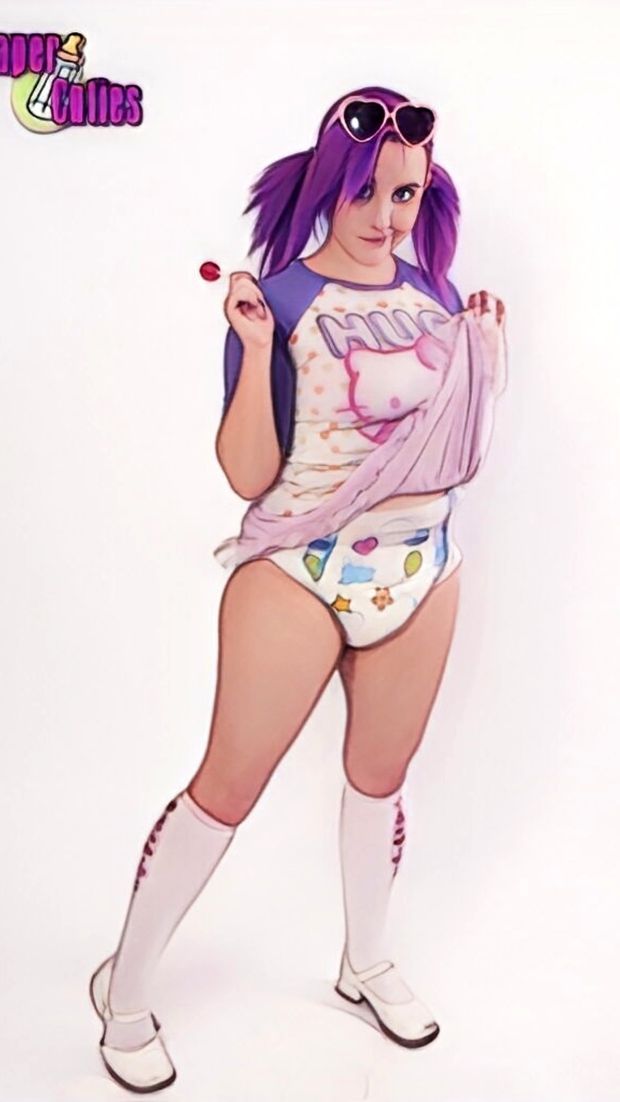 Diapered cutie.