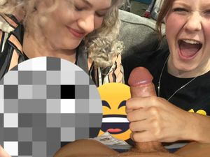 College bitches excited for huge load