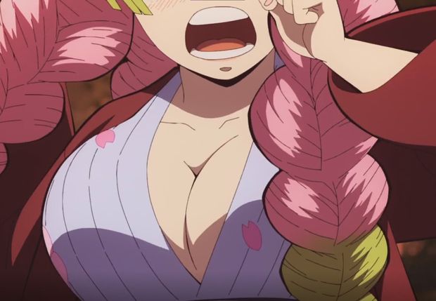 huge oppai running