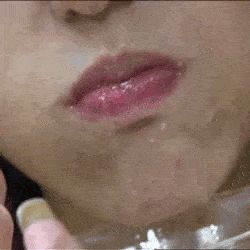 She can hold gallons of cum in her mouth