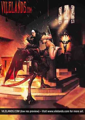 Nun Fingered By Demon – VileLands Art