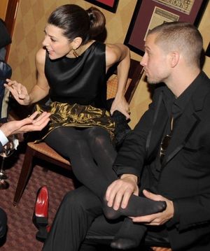 She knows how stiff this makes him.