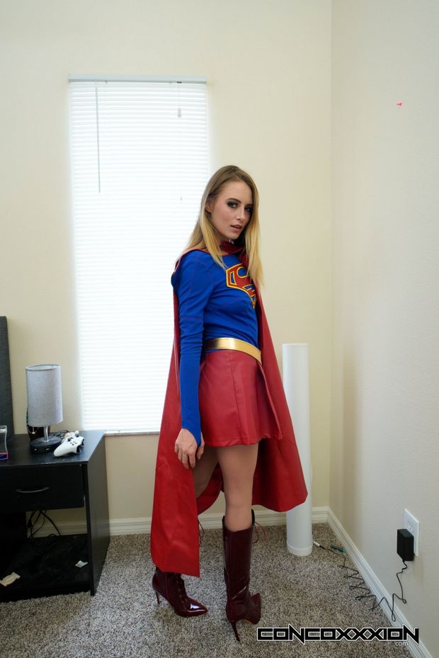 legy supergrl in boots
