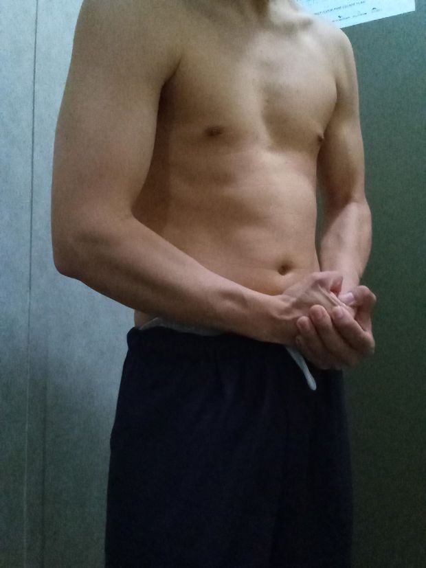 Solo horny man