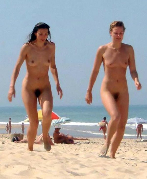 Nudists on the beach