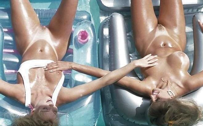 Friends In The Pool