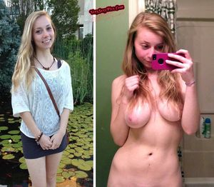 Sweet teen babe dressed/undressed